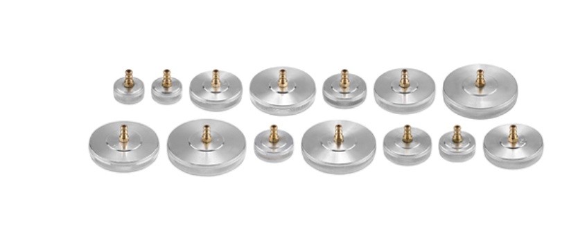 Special series of plugs for brake-clutch bleeder