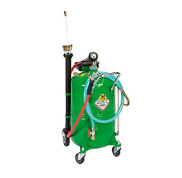 Air-operated oil drainer, 65-litre