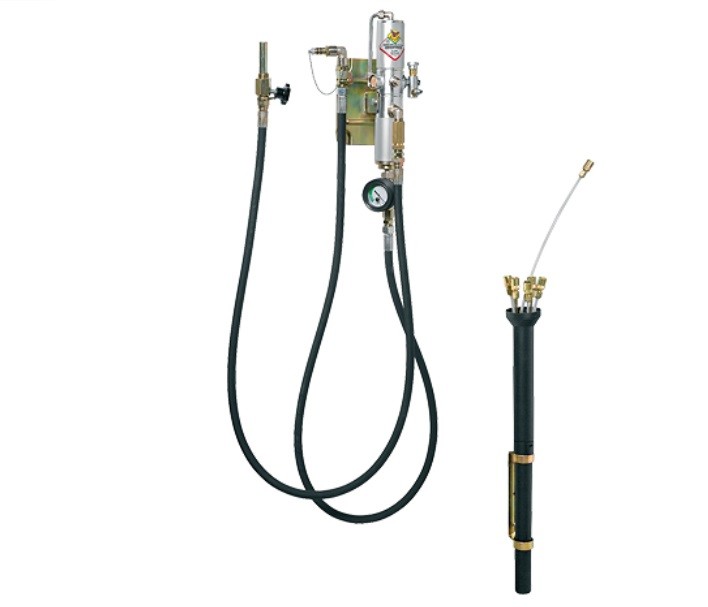 Fixed drainer /dispenser with pump, 4m