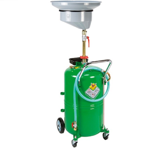 Waste oil drainer 115l view 2