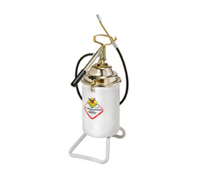 Portable, high-pressure hand-operated grease pump, 13Kg view 2