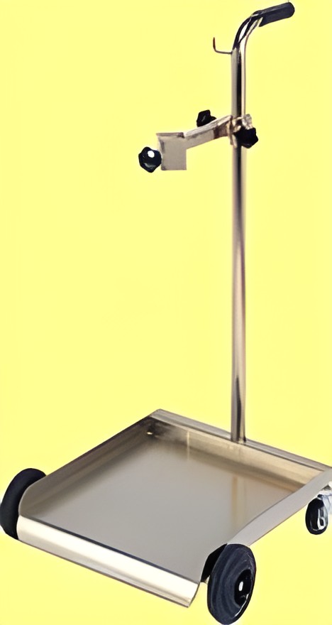 Trolley for drums of 20/60 kg equipped with four wheels