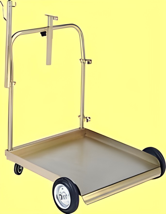 Standard trolley for drums of 180/220 kg equipped with 4 wheels